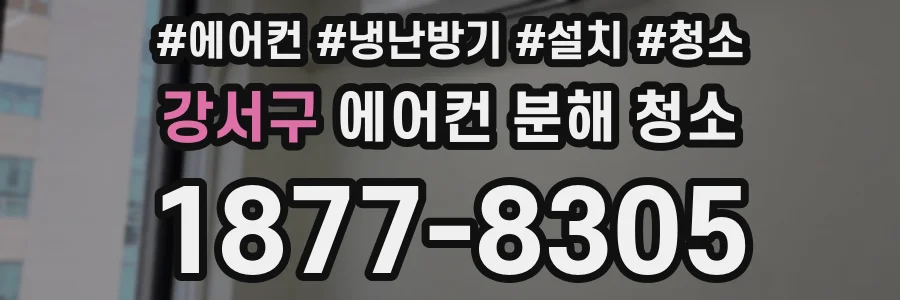 강서구 에어컨 분해 청소