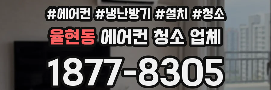 율현동 에어컨 청소 업체