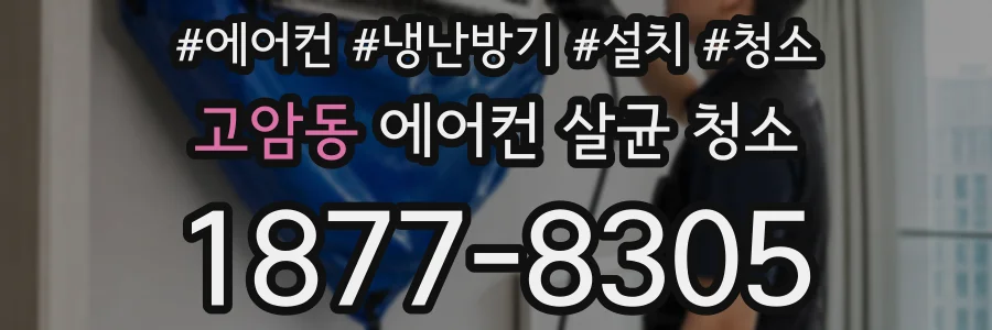 고암동 에어컨 살균 청소