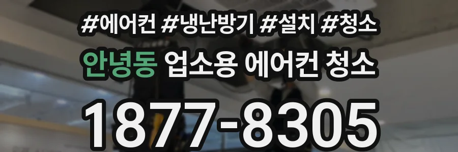 안녕동 업소용 에어컨 청소