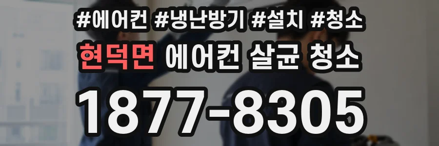 현덕면 에어컨 살균 청소