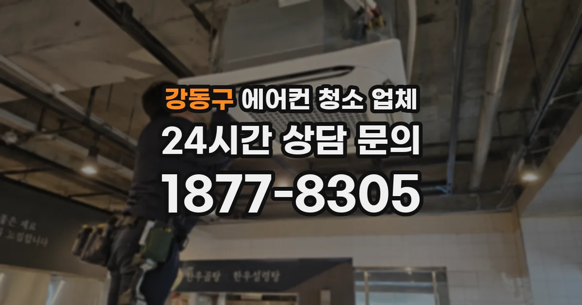 강동구 에어컨 청소 업체
