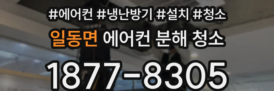 일동면 에어컨 분해 청소