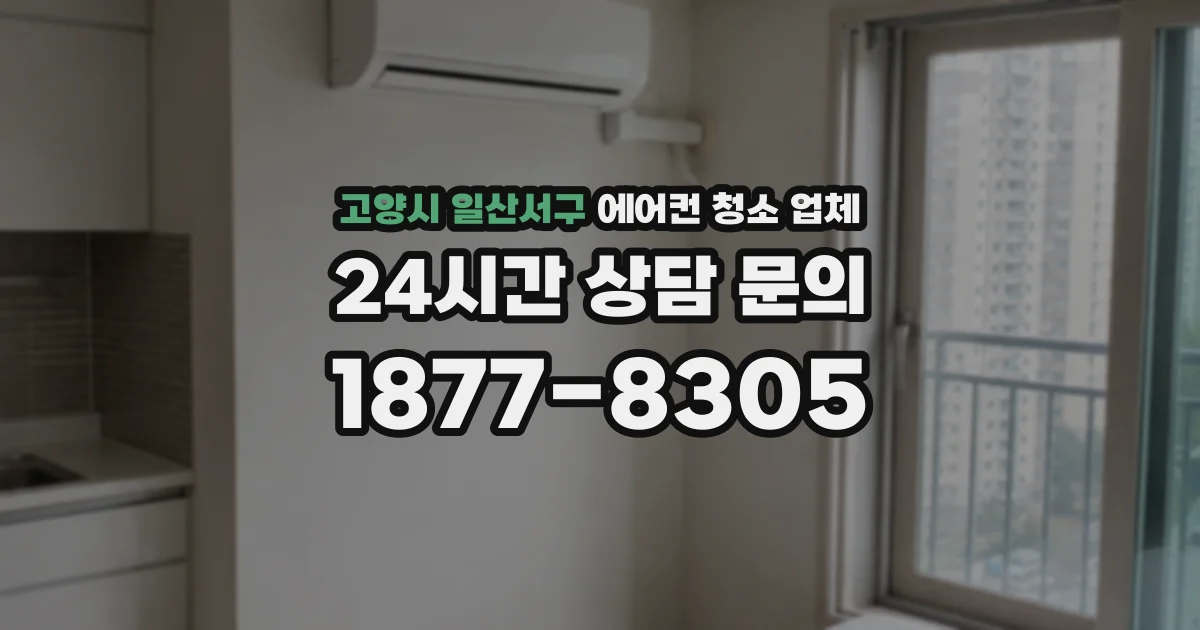 고양시 일산서구 에어컨 청소 업체