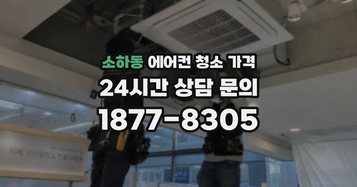 소하동 에어컨 청소 가격