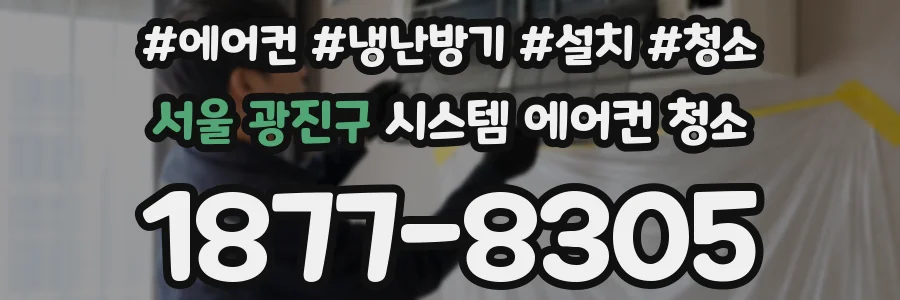 서울 광진구 시스템 에어컨 청소