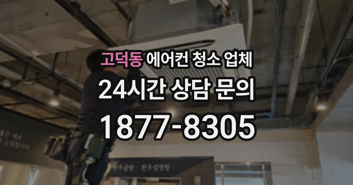 고덕동 에어컨 청소 업체