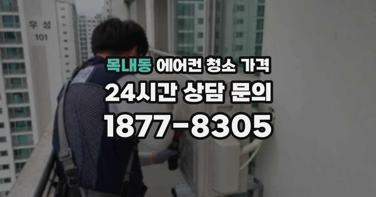 목내동 에어컨 청소 가격