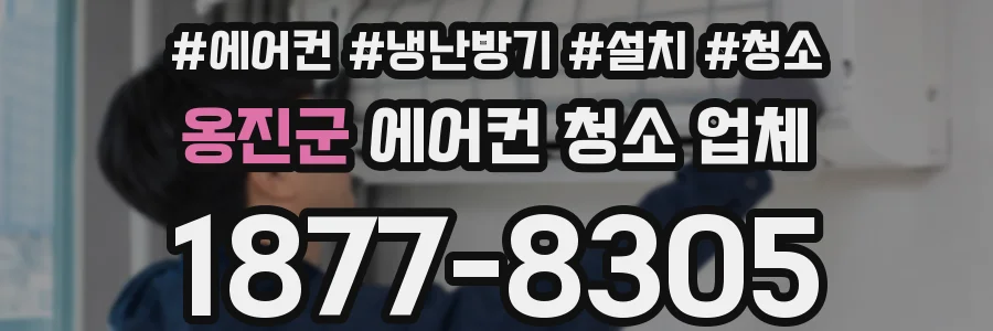 옹진군 에어컨 청소 업체