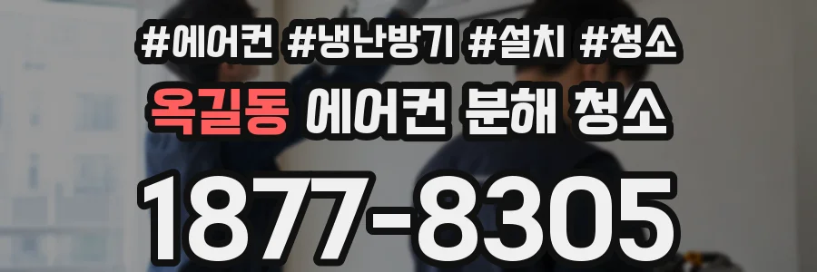 옥길동 에어컨 분해 청소