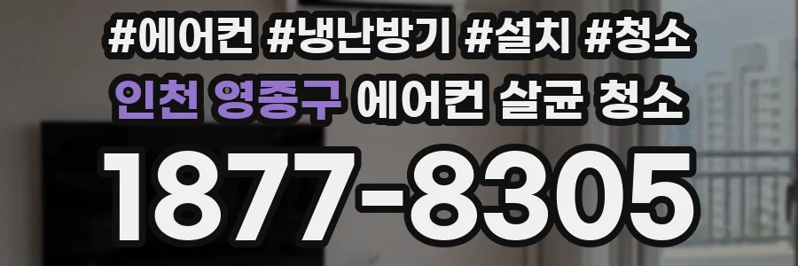 인천 영종구 에어컨 살균 청소