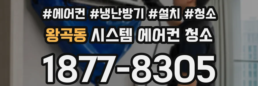 왕곡동 시스템 에어컨 청소