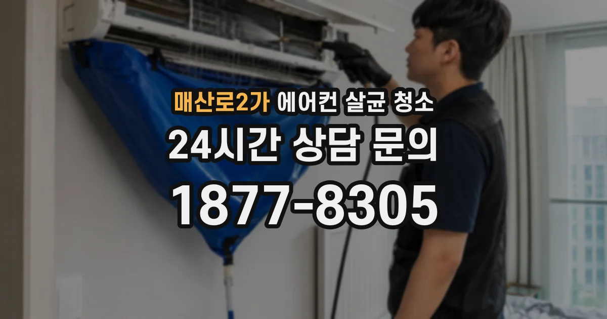 매산로2가 에어컨 살균 청소