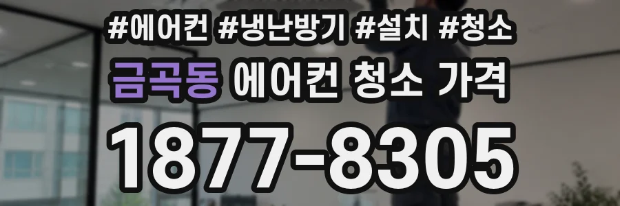 금곡동 에어컨 청소 가격