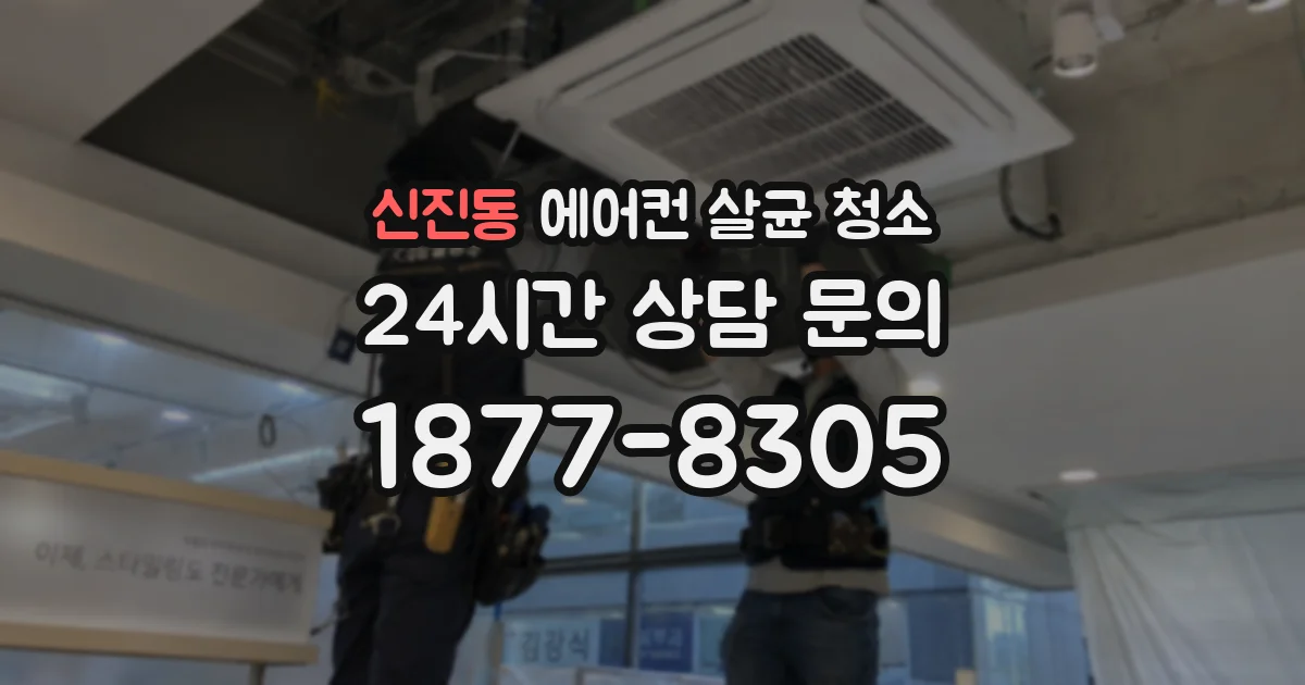 신진동 에어컨 살균 청소