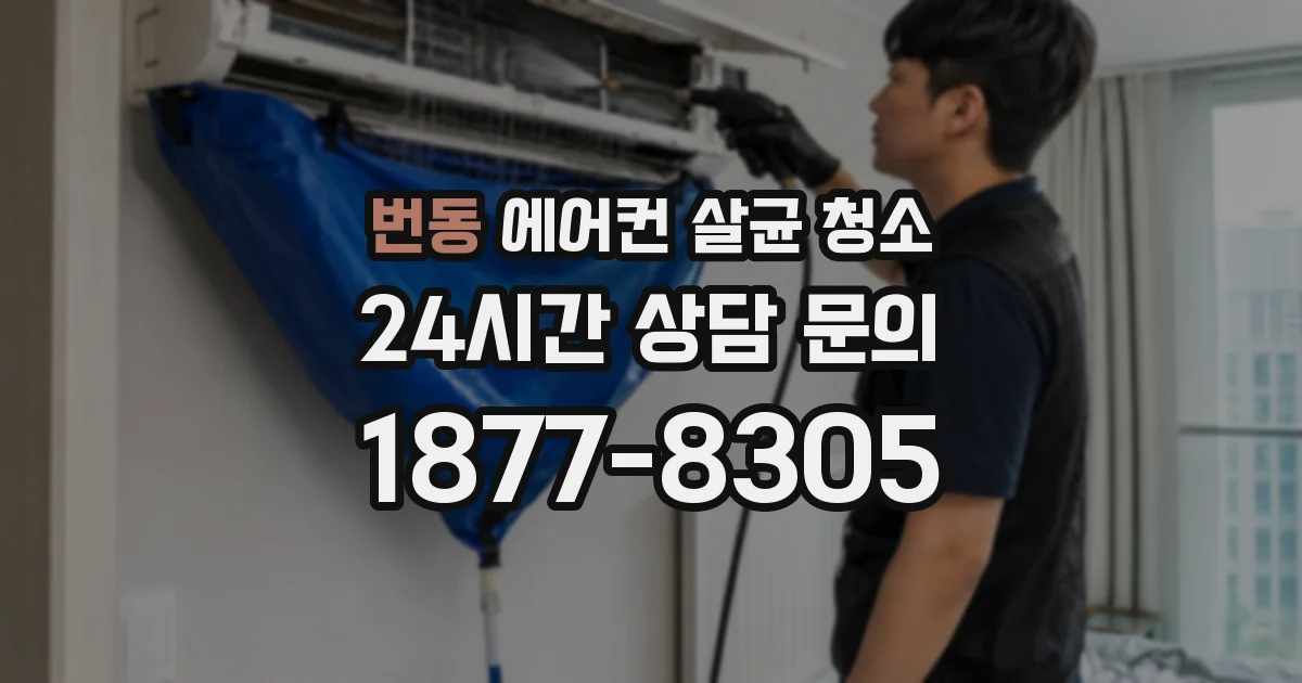 번동 에어컨 살균 청소