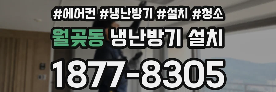 월곶동 냉난방기 설치
