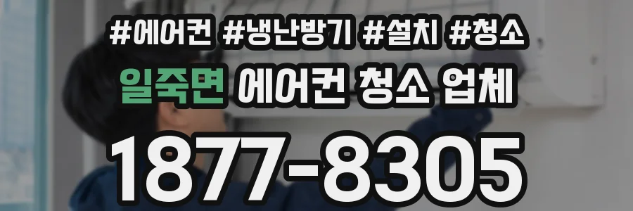 일죽면 에어컨 청소 업체