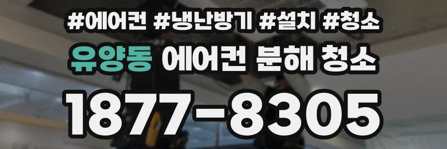 유양동 에어컨 분해 청소
