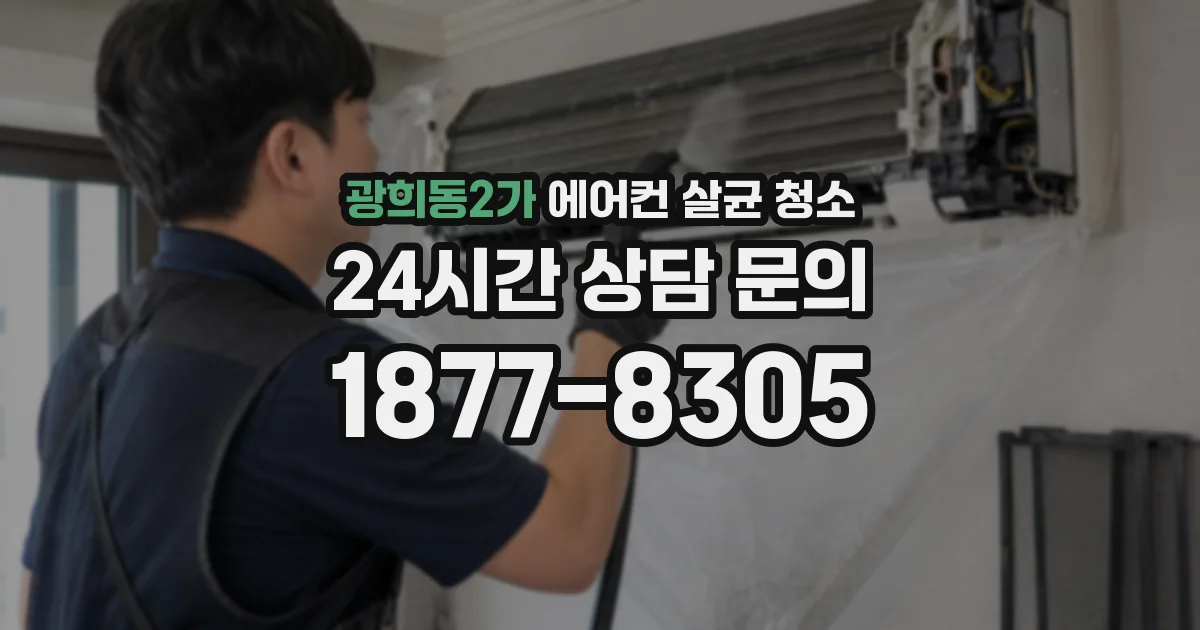 광희동2가 에어컨 살균 청소