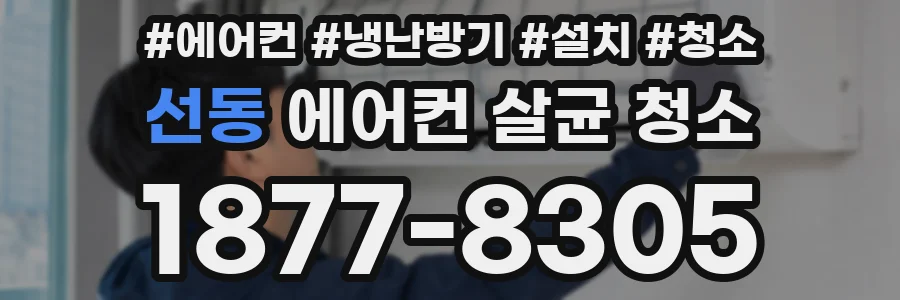 선동 에어컨 살균 청소