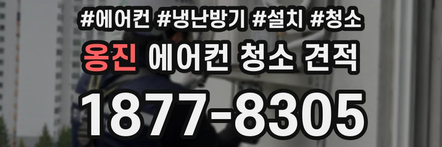 옹진 에어컨 청소 견적