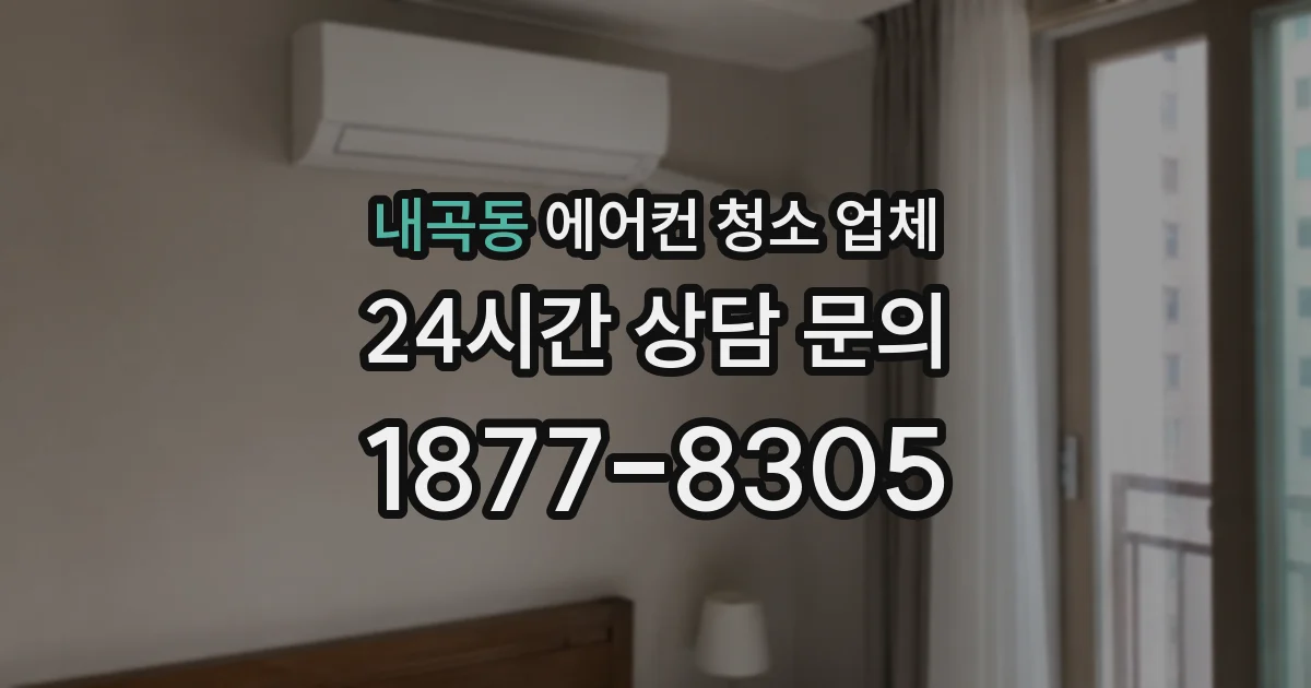 내곡동 에어컨 청소 업체