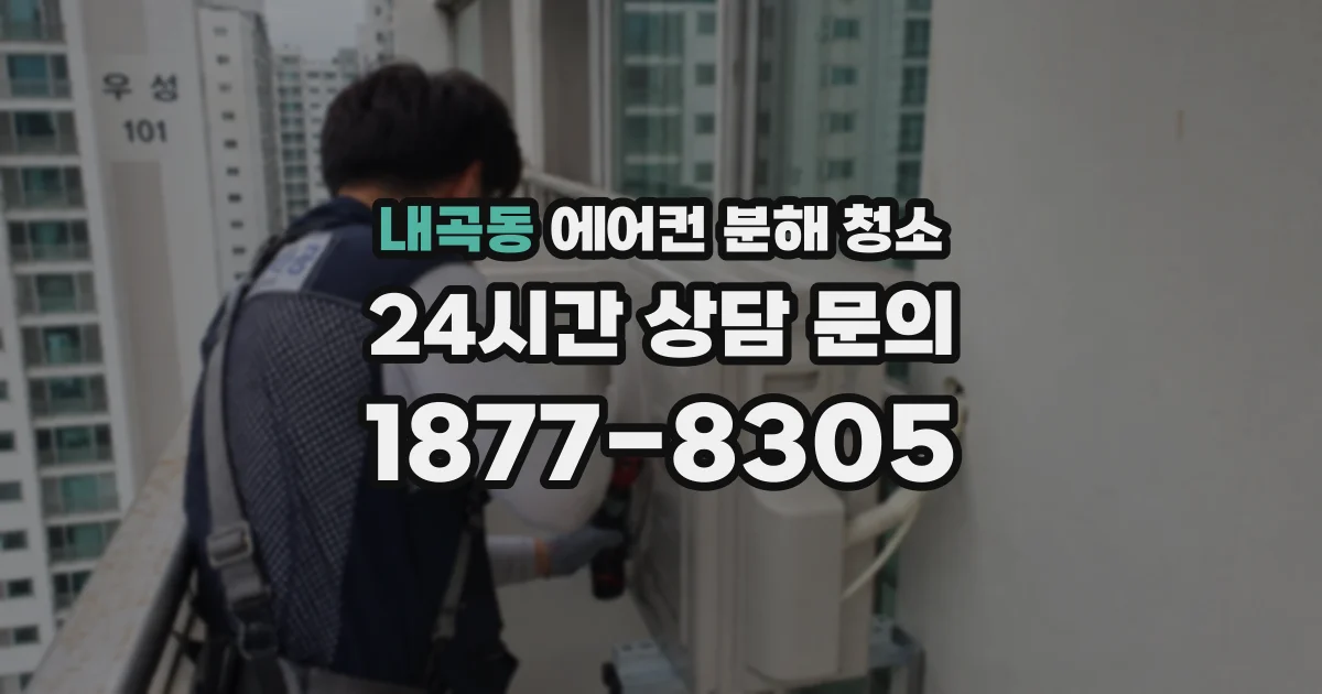 내곡동 에어컨 분해 청소