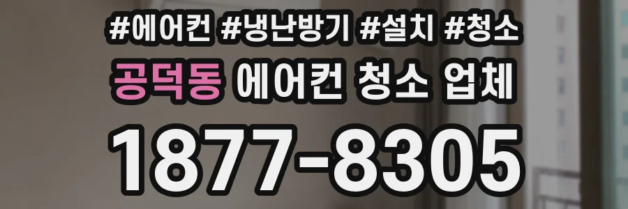 공덕동 에어컨 청소 업체