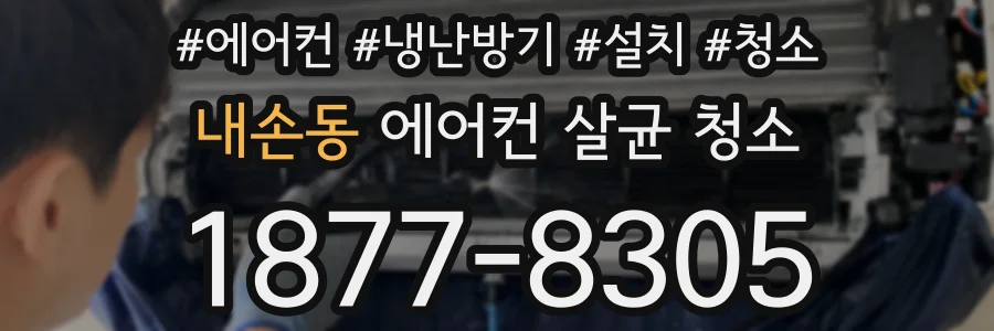내손동 에어컨 살균 청소