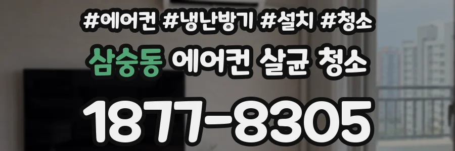 삼숭동 에어컨 살균 청소