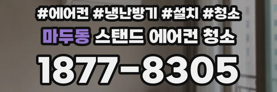 마두동 스탠드 에어컨 청소