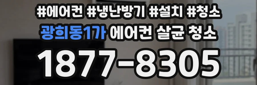 광희동1가 에어컨 살균 청소