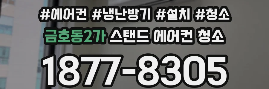 금호동2가 스탠드 에어컨 청소