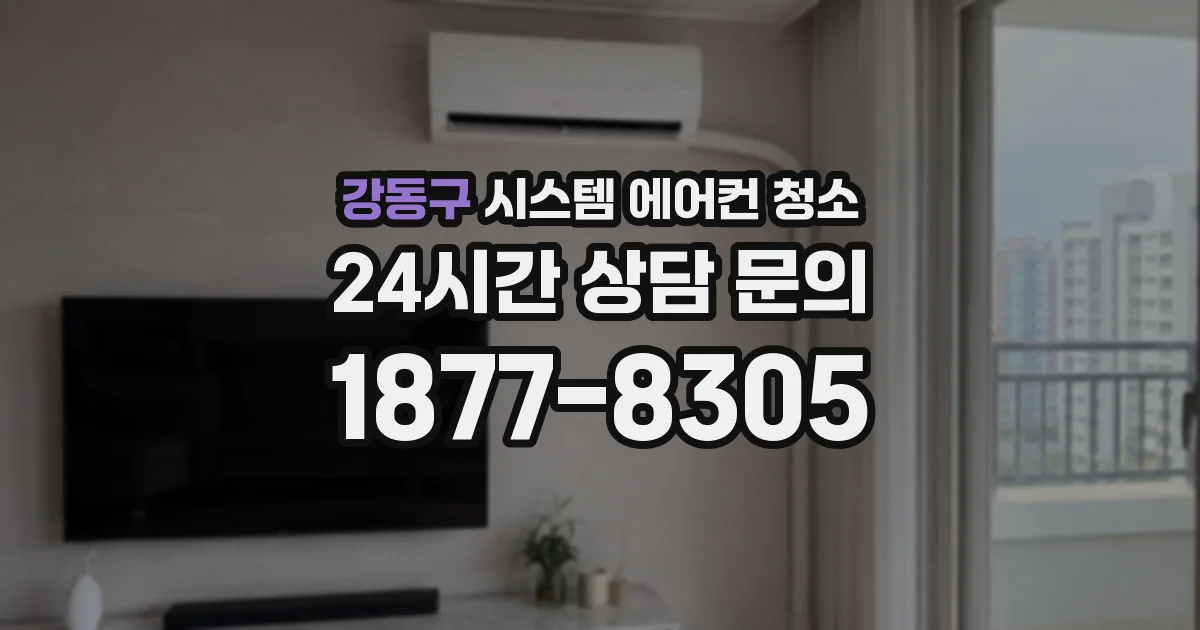 강동구 시스템 에어컨 청소