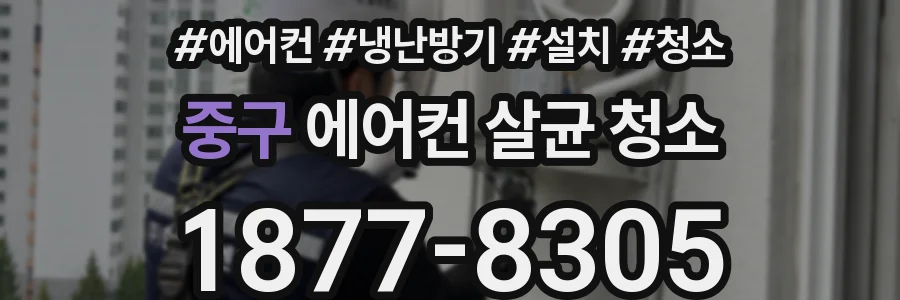 중구 에어컨 살균 청소