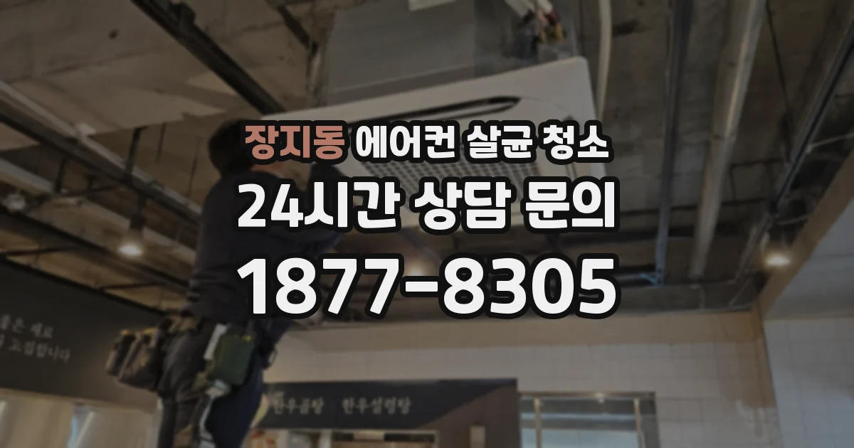 장지동 에어컨 살균 청소
