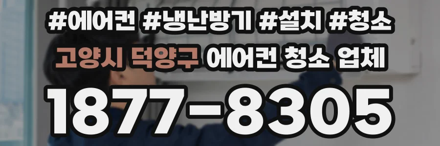 고양시 덕양구 에어컨 청소 업체