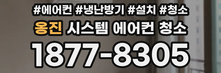 옹진 시스템 에어컨 청소