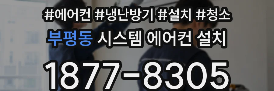 부평동 시스템 에어컨 설치
