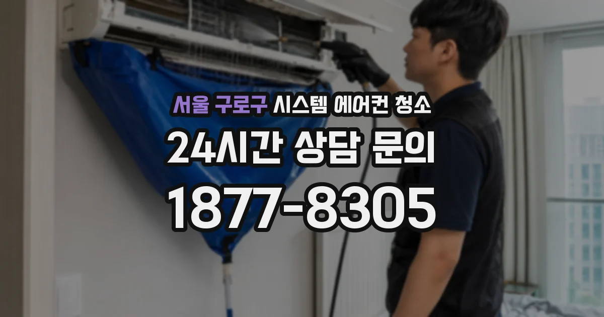 서울 구로구 시스템 에어컨 청소