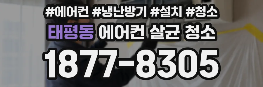 태평동 에어컨 살균 청소