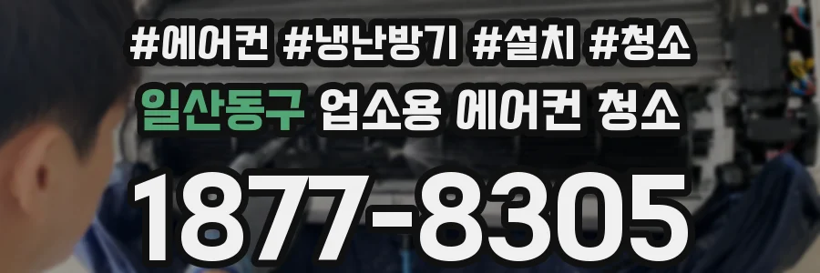 일산동구 업소용 에어컨 청소