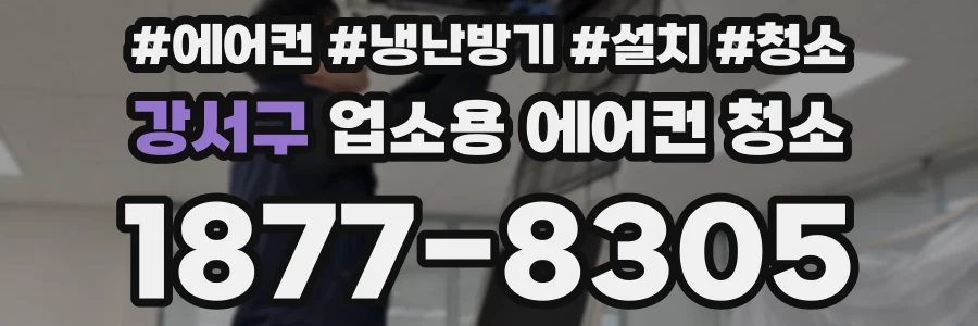 강서구 업소용 에어컨 청소