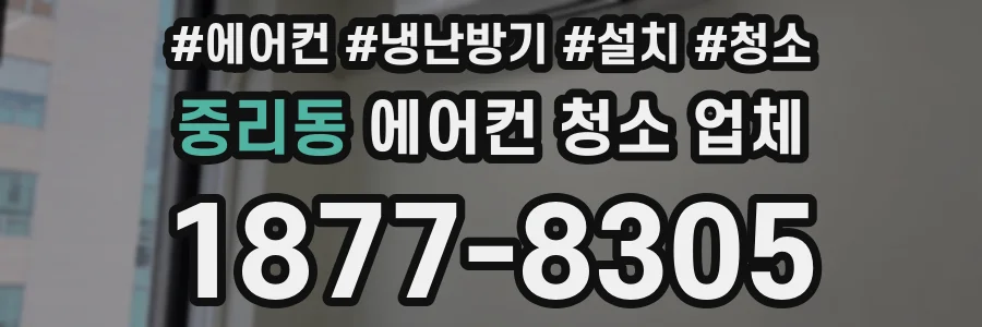 중리동 에어컨 청소 업체