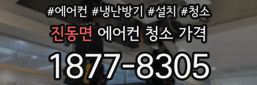 진동면 에어컨 청소 가격