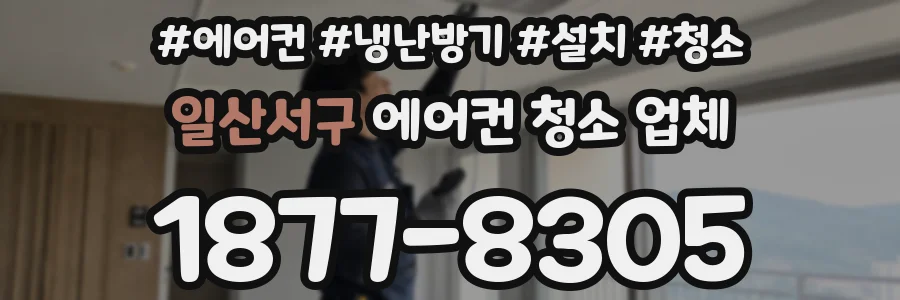 일산서구 에어컨 청소 업체
