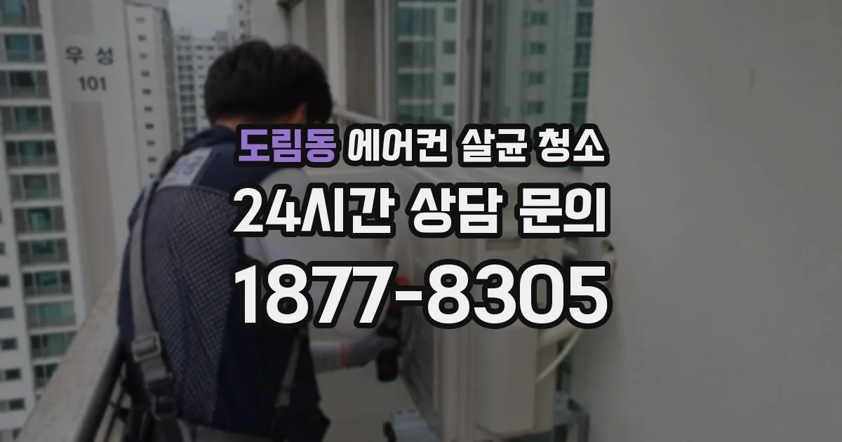 도림동 에어컨 살균 청소
