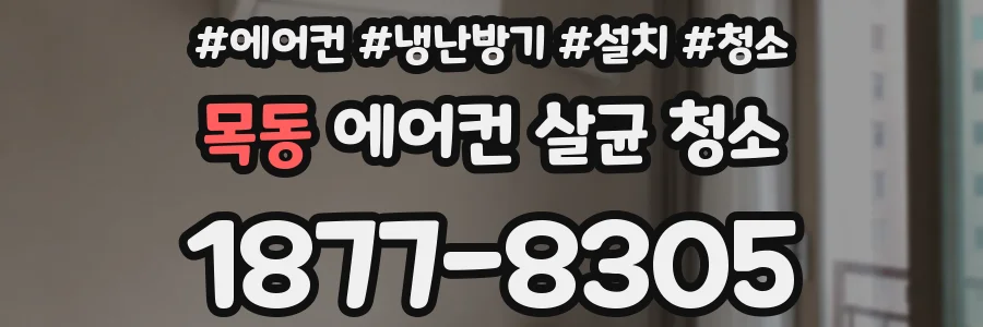 목동 에어컨 살균 청소