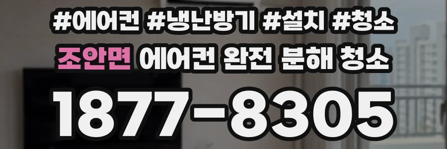 조안면 에어컨 완전 분해 청소